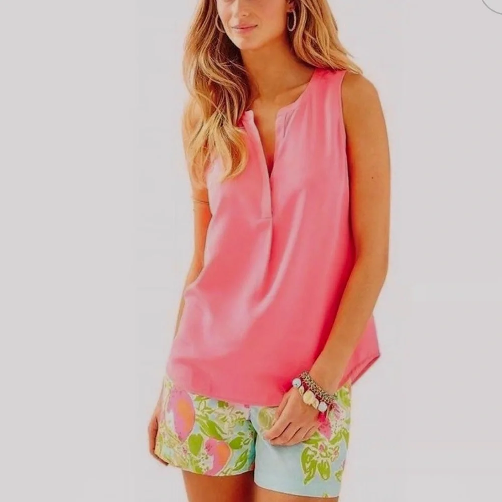 Lilly Pulitzer Sleeveless Silk Top- NWOT - Picture 1 of 10
